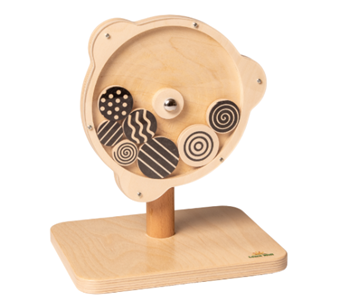 Black and White Spinning Wheel | Multi Sensory Environment Black and White Spinning Wheel | Multi Sensory Environment